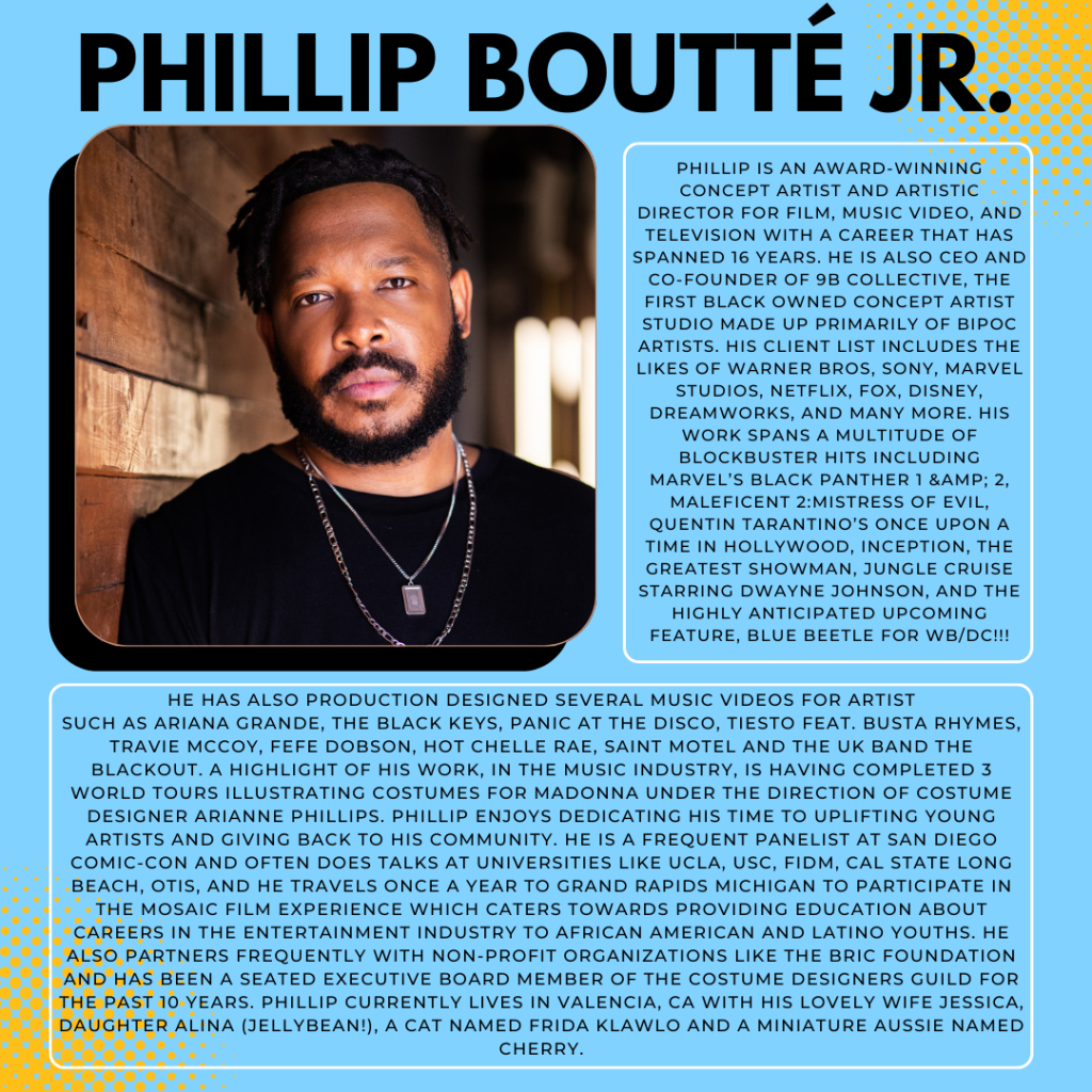 Phillip Bouttte Jr headshot and recipient details